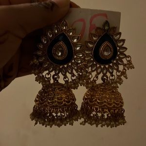 Beautiful Indian jhumka earrings